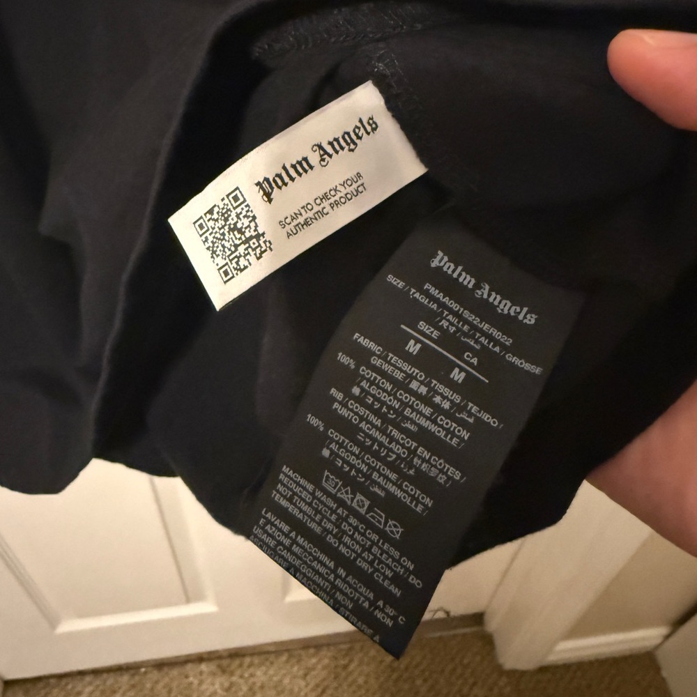 Palm Angels Midnight Black Tee - Picture 3 of 3